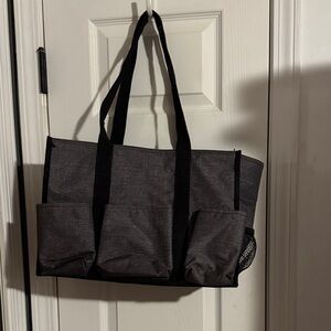 Thirty-One Charcoal Gray Tote Bag